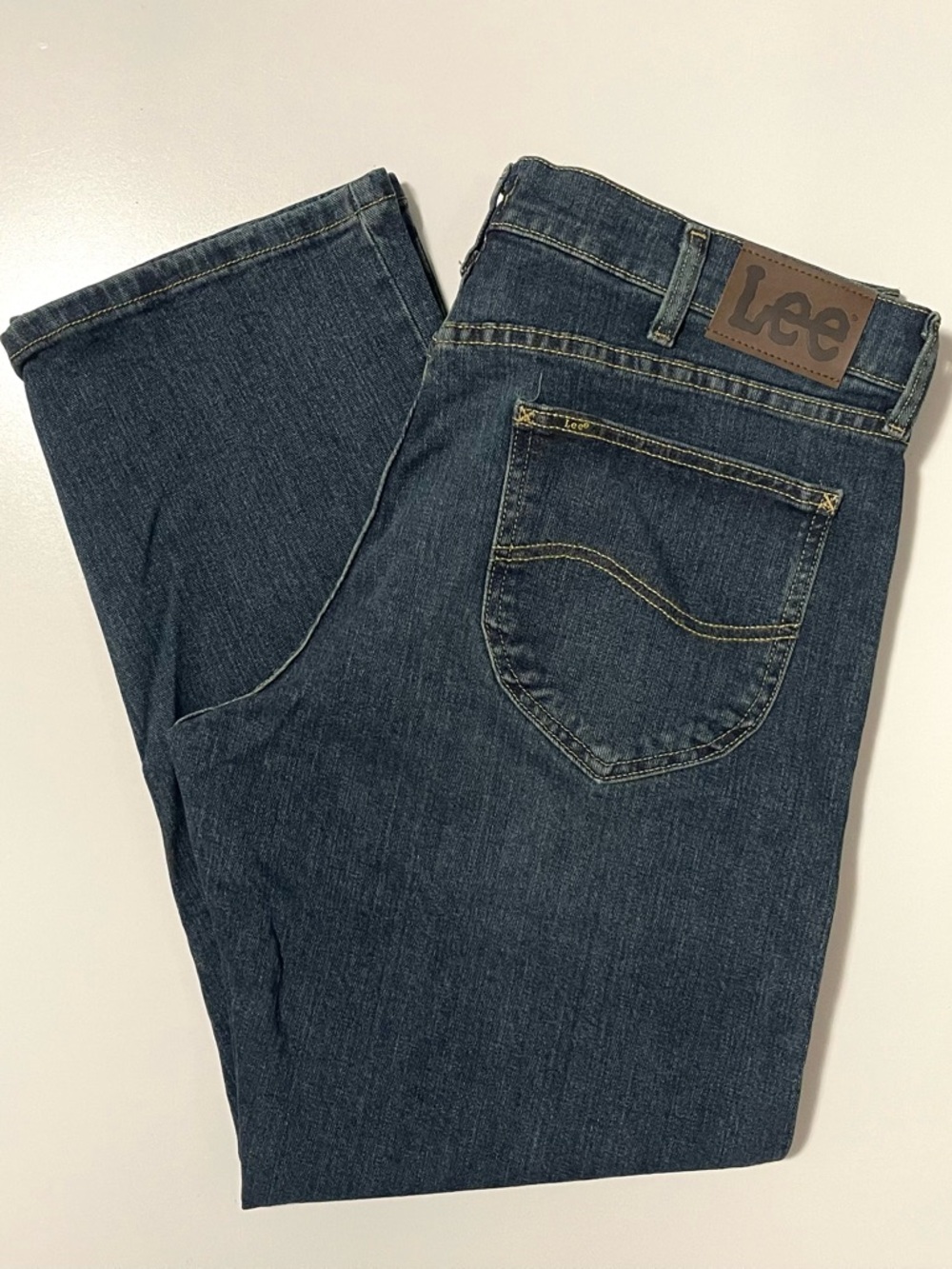 NWT Lee Regular Straight Jeans - Horizon Wash & Stretch - Size 36 | 29